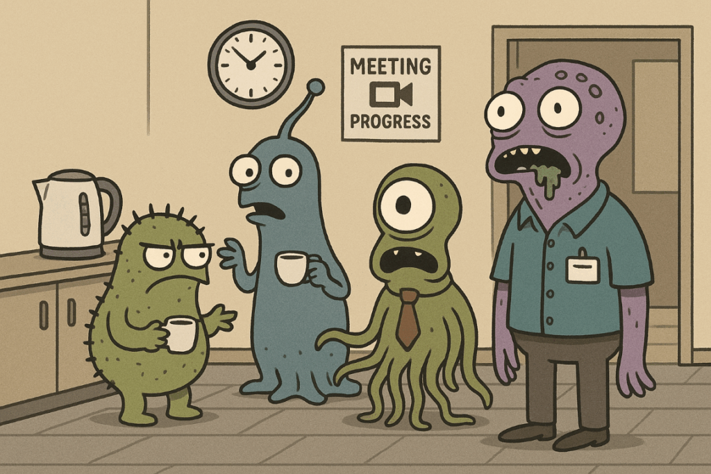 Why Aliens Would Fail at Office Life