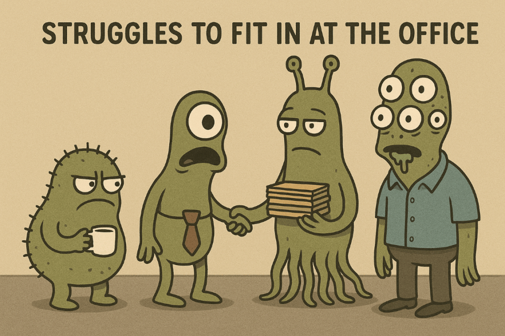 Why Aliens Would Fail at Office Life